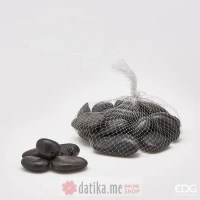 EDG Enzo Di Gasperi DEKORATIVNO KAMENJE PIETRA DECO Black 2-4CM 1KG