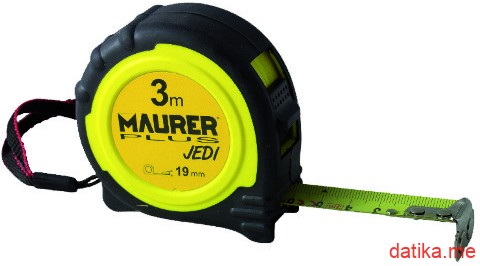 Mauer Mjerna traka (Metar) čelična JEDI sa magnetom 19mm 3m in Podgorica Montenegro