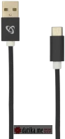 SBOX CABLE USB Male -> TYPE-C Male 1.5 m Black 