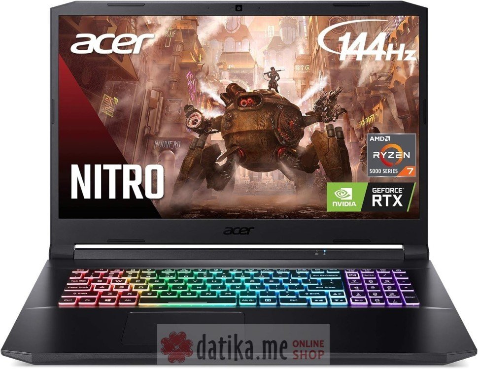 Acer AN517-41-R0AG Nitro AMD Ryzen 9 5900HX/16GB/512GB SSD/RTX 3080 8GB/17.3" FHD IPS 144Hz, NH.QBHEX.00E