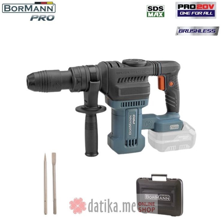 Bormann BBP5310 Akumulatorski cekic za rušenje  bez četkica SDS-Max 7J 20V SOLO bez baterije i punjaca
