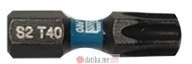 Bormann BHT3704 Bit nastavci udarni S2 T40 TORX 1/4" 25mm 2kom 