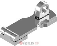 WASI Reza za katanac Inox A4 75mm