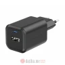 Swissten Travel Charger GaN 1x USB-C 45W PD + 1x USB-A 18W QC Black в Черногории