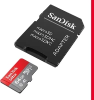 SanDisk 64GB Ultra microSDXC UHS-I Memory Card sa Adapterom