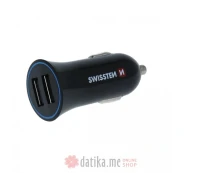  Swissten Car charger 2.4A power 2x USB, lightning cable