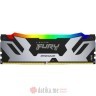 KINGSTON DIMM DDR5 96GB (2x48GB kit) 6000MT/s KF560C32RSAK2-96 FURY Renegade Silver/Black RGB XMP 
