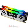 KINGSTON DIMM DDR5 96GB (2x48GB kit) 6000MT/s KF560C32RSAK2-96 FURY Renegade Silver/Black RGB XMP 