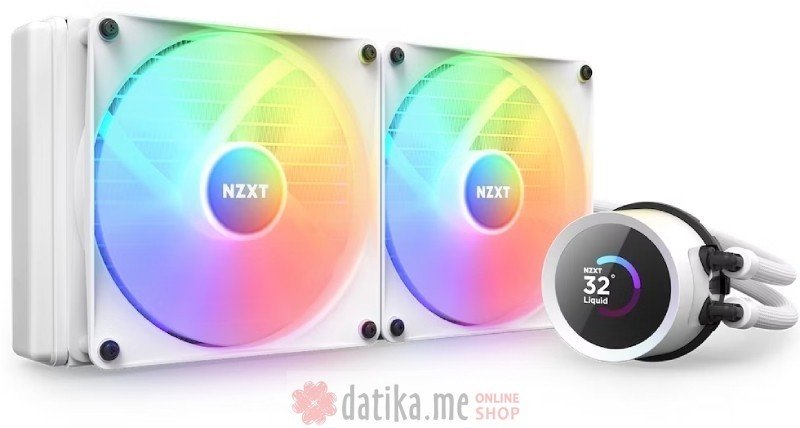 NZXT Kraken 280 RGB vodeno hladenje belo (RL-KR280-W1) 