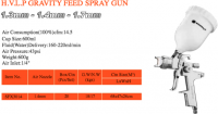 Somafix SFX3014 Pištolj za lakiranje pneumatski H.V.L.P 1,4mm 600ml