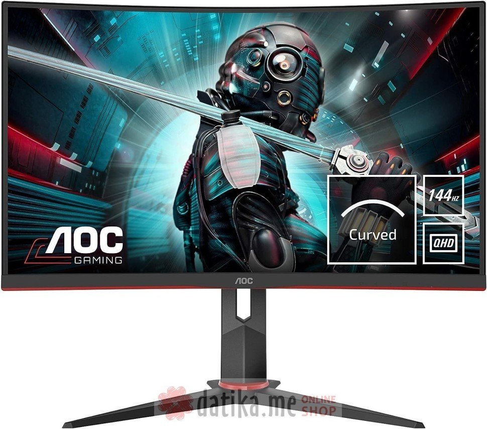 AOC 27" CQ27G2U/BK Quad HD (2560 x 1440) 144Hz 1ms Curved monitor