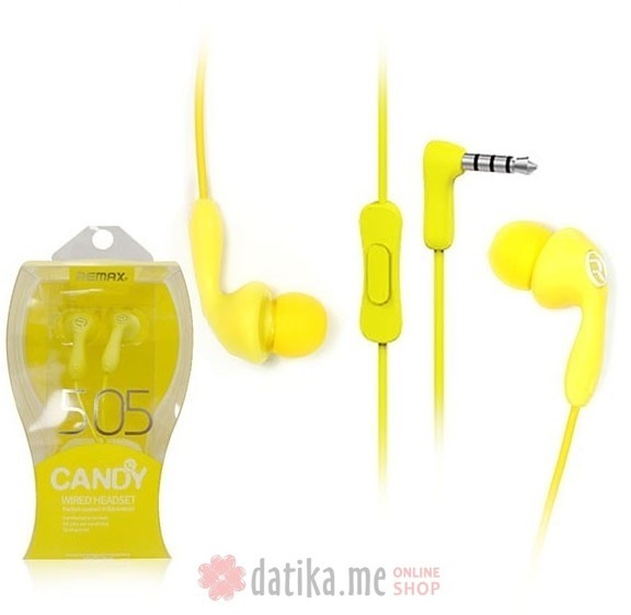 REMAX Candy RM-505 slušalice žute
