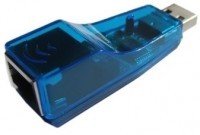 FAST ASIA Adapter USB tip A (M) - RJ-45 (F) + CD plavi JP1082