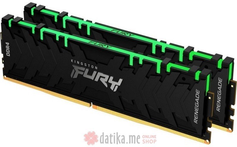 Kingston Fury Renegade RGB DIMM DDR4 64GB (2x32GB kit) 3600MHz, KF436C18RBAK2/64 in Podgorica Montenegro