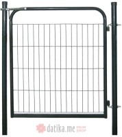 Emix Garden Vrata jed ECO 200x50x4mm 120x100cm (okrugli stub),zelena