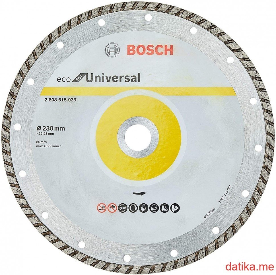 Bosch Dijamantna rezna ploča univerzalna turbo ECO 230x22.3mm 