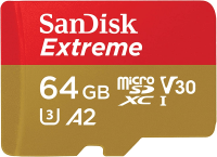 Sandisk SDSQXAH-064G-GN6AA Memorijska kartica 64 GB + SD adapter