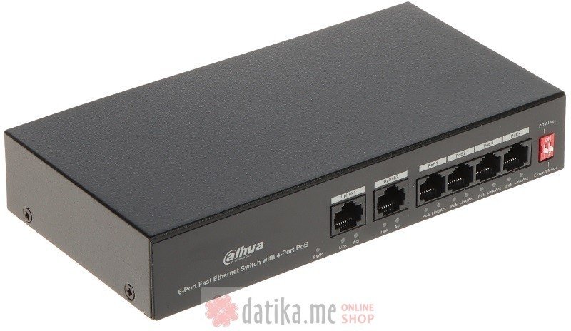 Dahua PFS3006-4ET-36 6-Port Fast Ethernet Switch  в Черногории