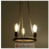 INART LUSTER LUMINAIRE W/3 BEZ D32X110cm