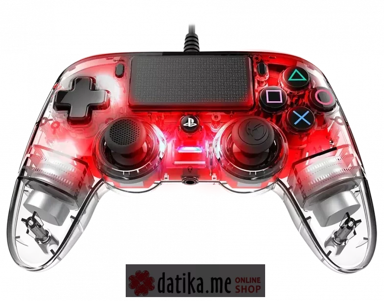 Nacon Wired Illuminated Compact Controller Red в Черногории