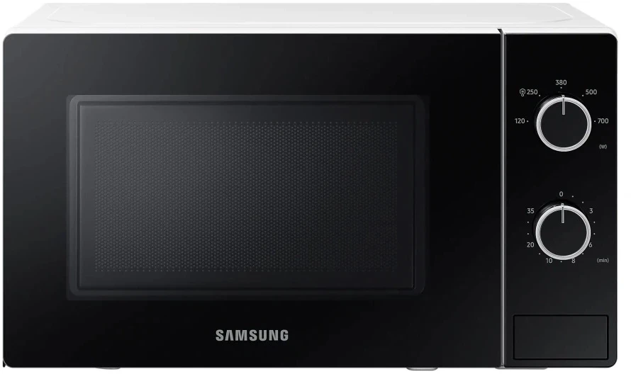 Samsung MS20A3010AH/OL mikrotalasna pećnica, zapremina 20l, 700W, 5 nivoa snage, bijela (crna vrata)