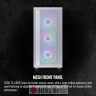 THERMALTAKE S200 TG ARGB Snow Mid Tower Chassis 