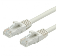 Rotronic Value patch cable, Cat. 6, U/UTP, gray, 2m