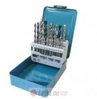 Makita D-46202 18-delni komplet za bušenje u metalnoj kutiji