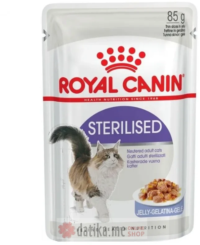 Royal Canin Sterilized Jelly Preliv 12x0.85g  в Черногории