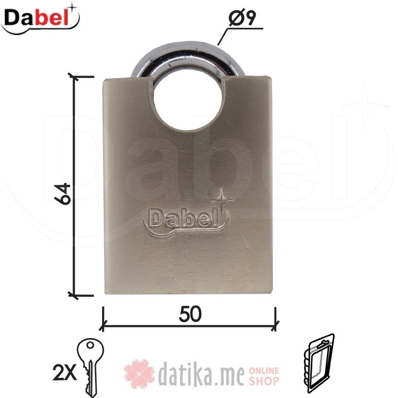 Dabel Katanac KA2012 Mat-Ni 50mm 2K DBP1 в Черногории