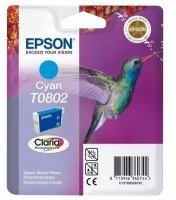 Epson INK JET Br.T0802 (Cyan)