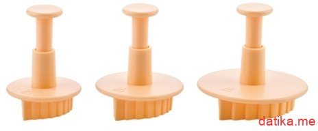 Tescoma DELICIA DECO FORMA/REZAC ZA KOLACE LISCE 3kom