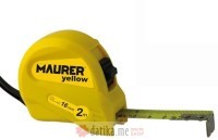 MAURER Mjerna traka (Metar) čelična Yellow 19mm 5m