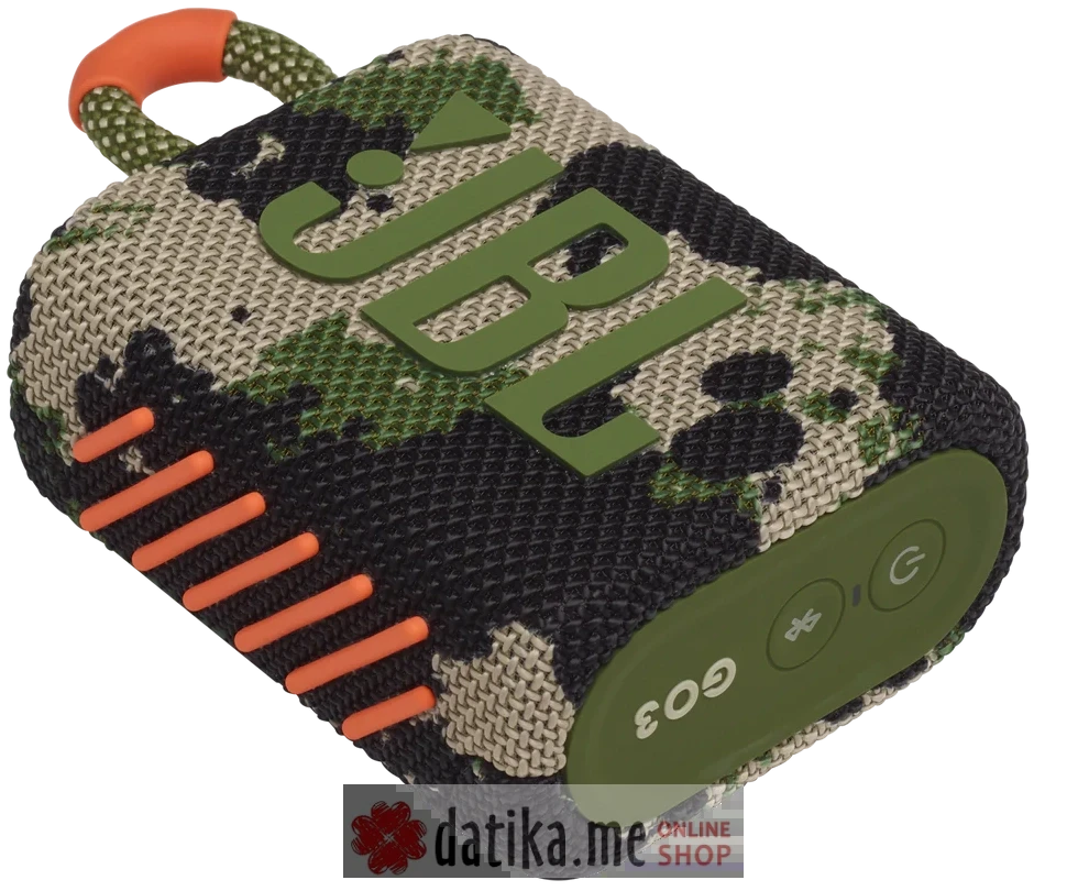 JBL GO 3 Portable Bluetooth Speaker (Squad)