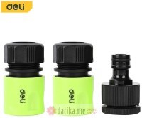 Set spojnica za crevo 1/2" DELI Green line EDL8799