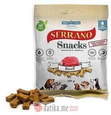 Mediterranean SERRANO SNACK DOG GOVEDINA 12X100GR.