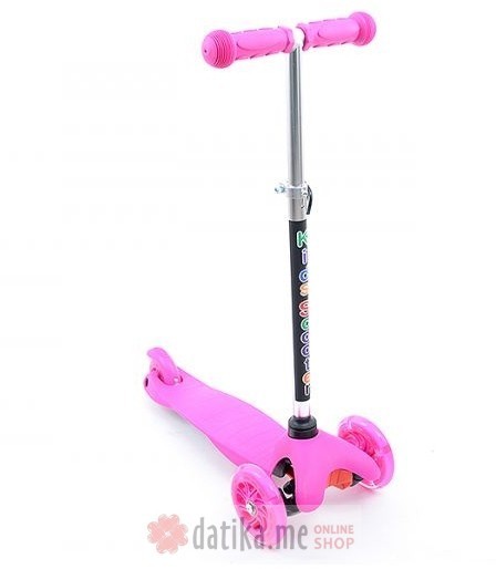 BBO Trotinet podesavajuca rucka 2 tocka naprijed pink