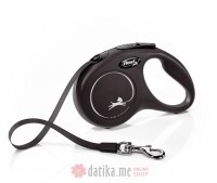 Flexi Povodac New Classic Large Tape 5M Black