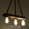 INART LUSTER LUMINAIRE W/3LIGHTS NATURAL 48Χ9Χ56cm