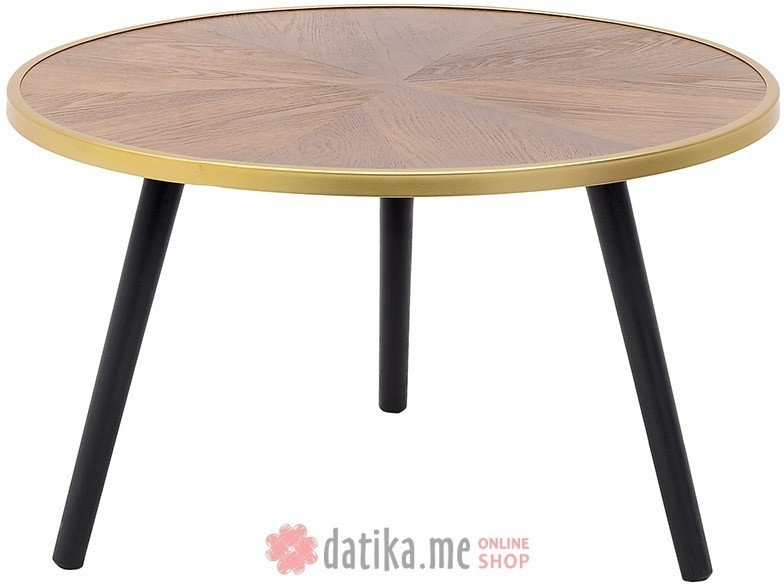INART STO DRVO/METAL NATURAL/CRNO D60X35