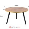 INART STO DRVO/METAL NATURAL/CRNO D60X35