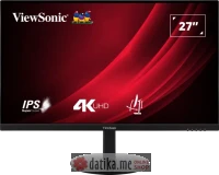 ViewSonic VG2708-4K 27” 4K Ultra HD IPS Ergonomic Monitor 
