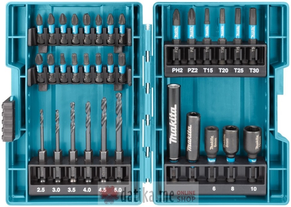 Makita B-66896 SET NASTAVAKA 33KOM  в Черногории