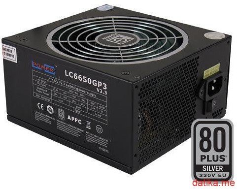 LC Power Napajanje LC6650GP3 V 2.3 650W 80 Plus Silver