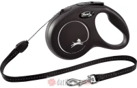 Flexi Povodac New Classic Small Cord 8M Black 