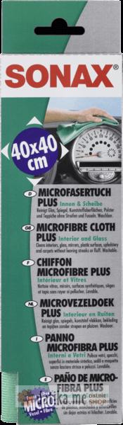 SONAX Mikrofiber krpa za staklo i unutrašnjost auta