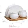 INART SET ZA SO I BIBER I DRZAC SALVETA PORCELAIN WHITE/NATURALcm в Черногории