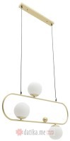 INART LUSTER LUMINAIRE W/3 ZLATNO/BIJELI 90Χ20Χ55/110