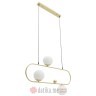 INART LUSTER LUMINAIRE W/3 ZLATNO/BIJELI 90Χ20Χ55/110
