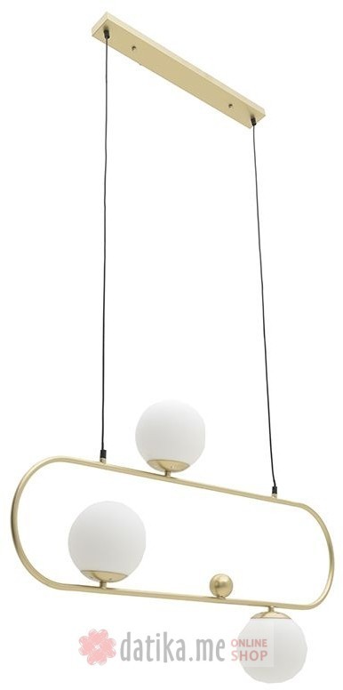 INART LUSTER LUMINAIRE W/3 ZLATNO/BIJELI 90Χ20Χ55/110